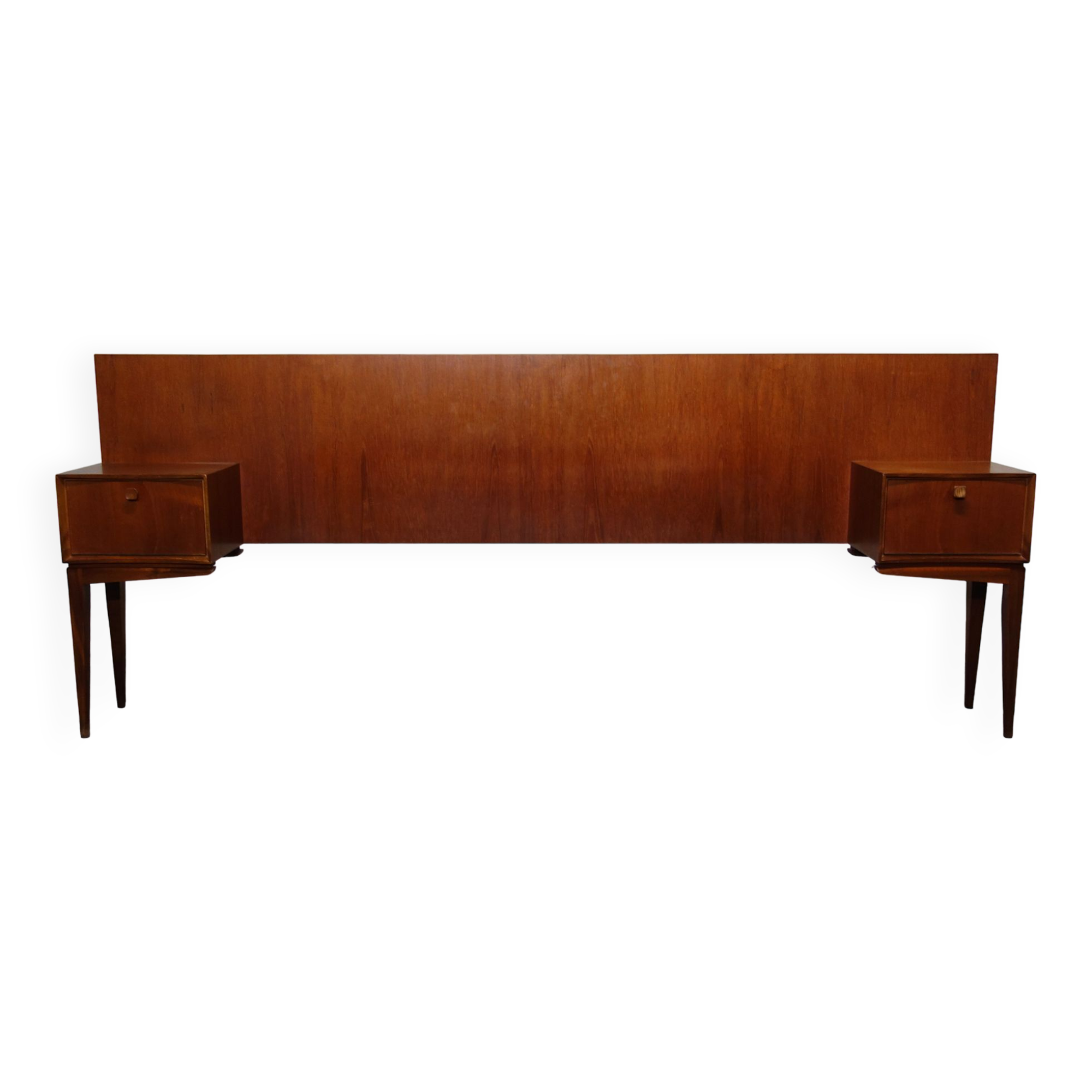 McIntosh vintage teak Scandinavian headboard, 1960