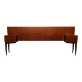 McIntosh vintage teak Scandinavian headboard, 1960