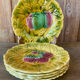 Dessert plates barbotine Sarreguemines