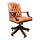Chaise de bureau Chestfield couleur saumon