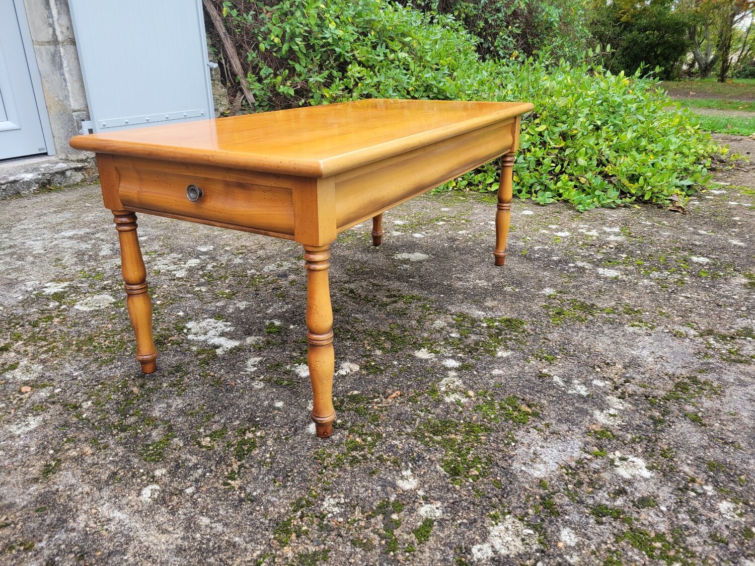 Cherry wood coffee table