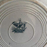 3 mismatched iron earth flat plates in green.