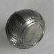Art Nouveau pewter vase, signed PETIZON, early 20th century.