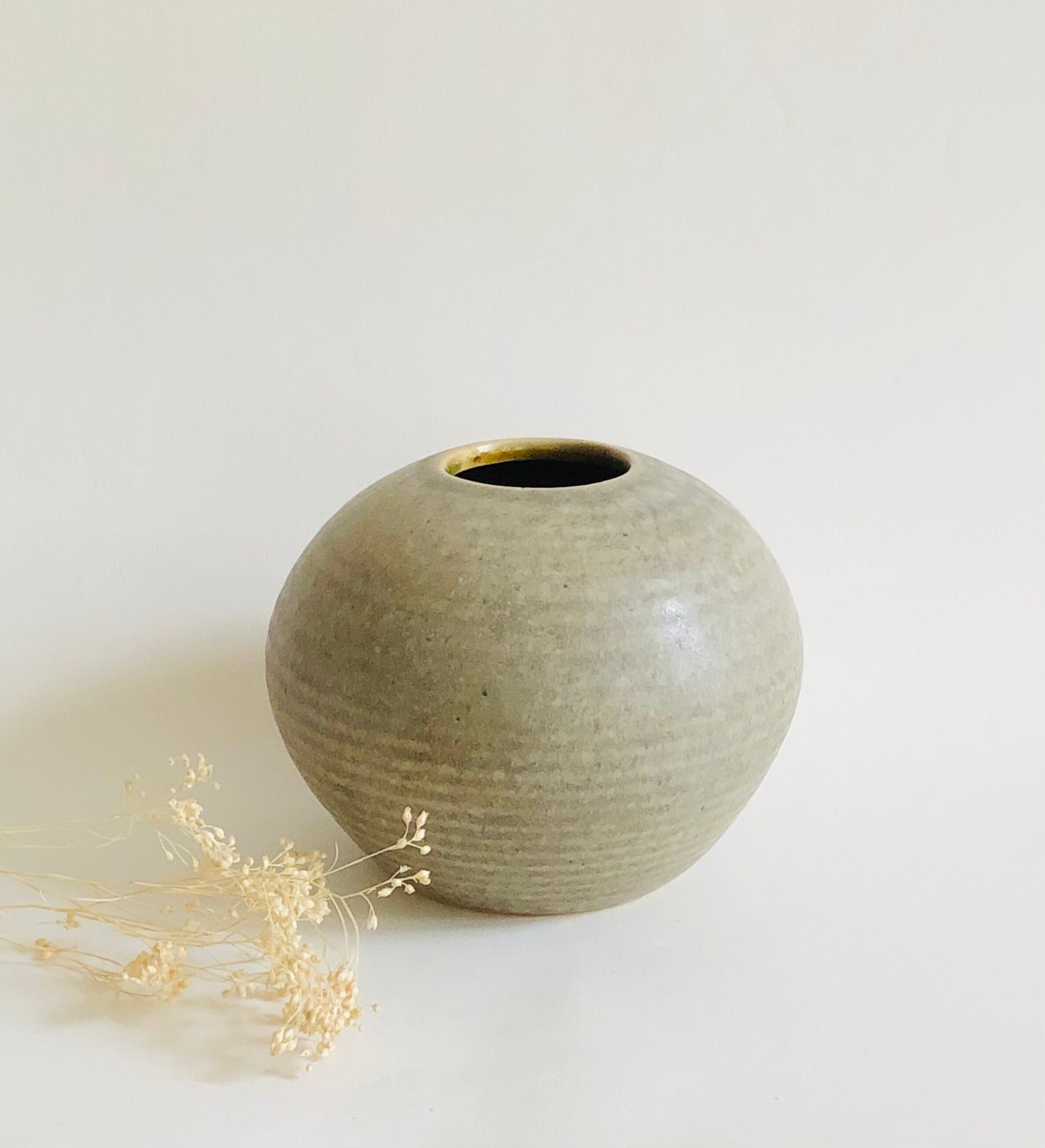 Vintage Ball Vase in Dutch Ceramic