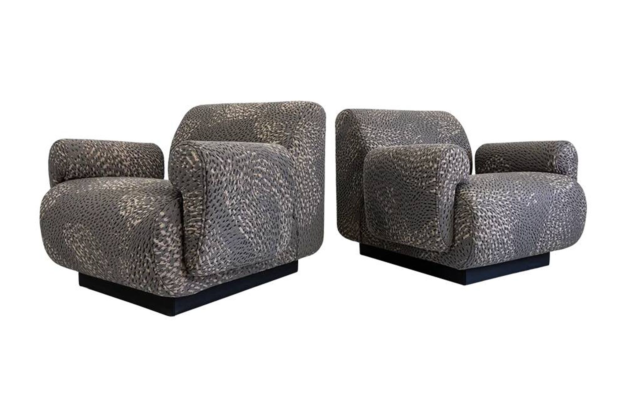 Vintage armchairs By Eberhard Geißler, Oelsa, Germany, 1970s