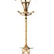 1960s Rattan Coat Rack from France