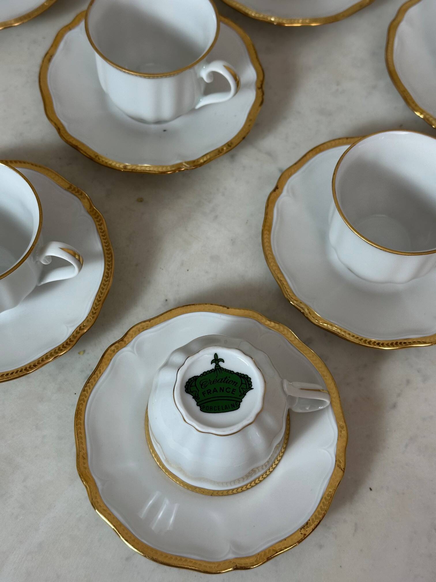 Porcelain coffee service