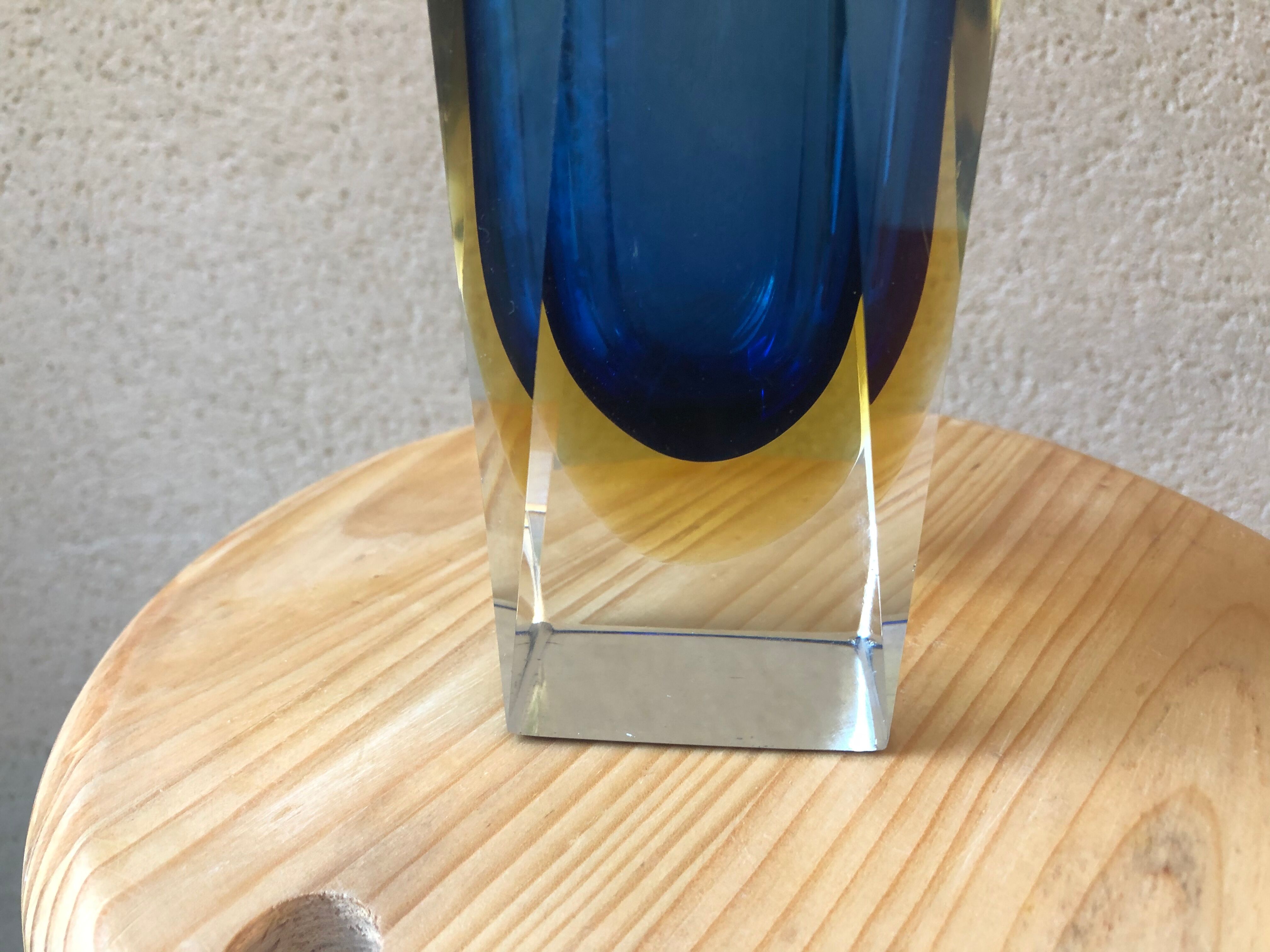 Murano glass Sommerso Flavio Poli vintage 70