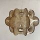 Suspension scandinave en bois et fils tendus , années 60-70