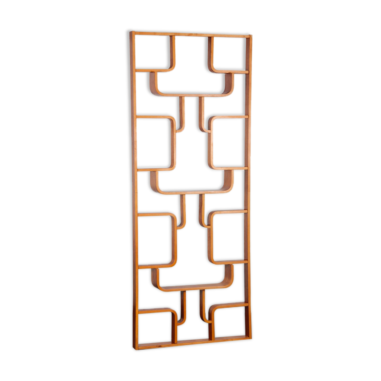 Claustra vintage, Czech mahogany made by Ludvik Volak, 1960