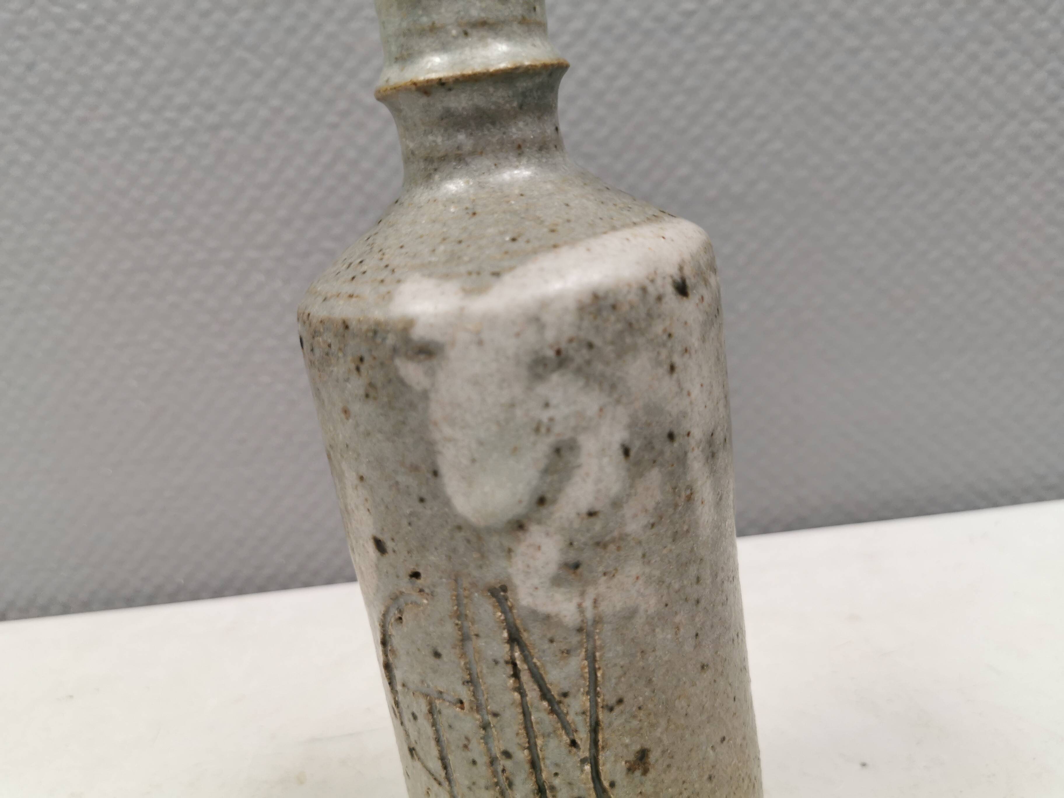 Ceramic bottle/vase, Danish from 1970-80.
