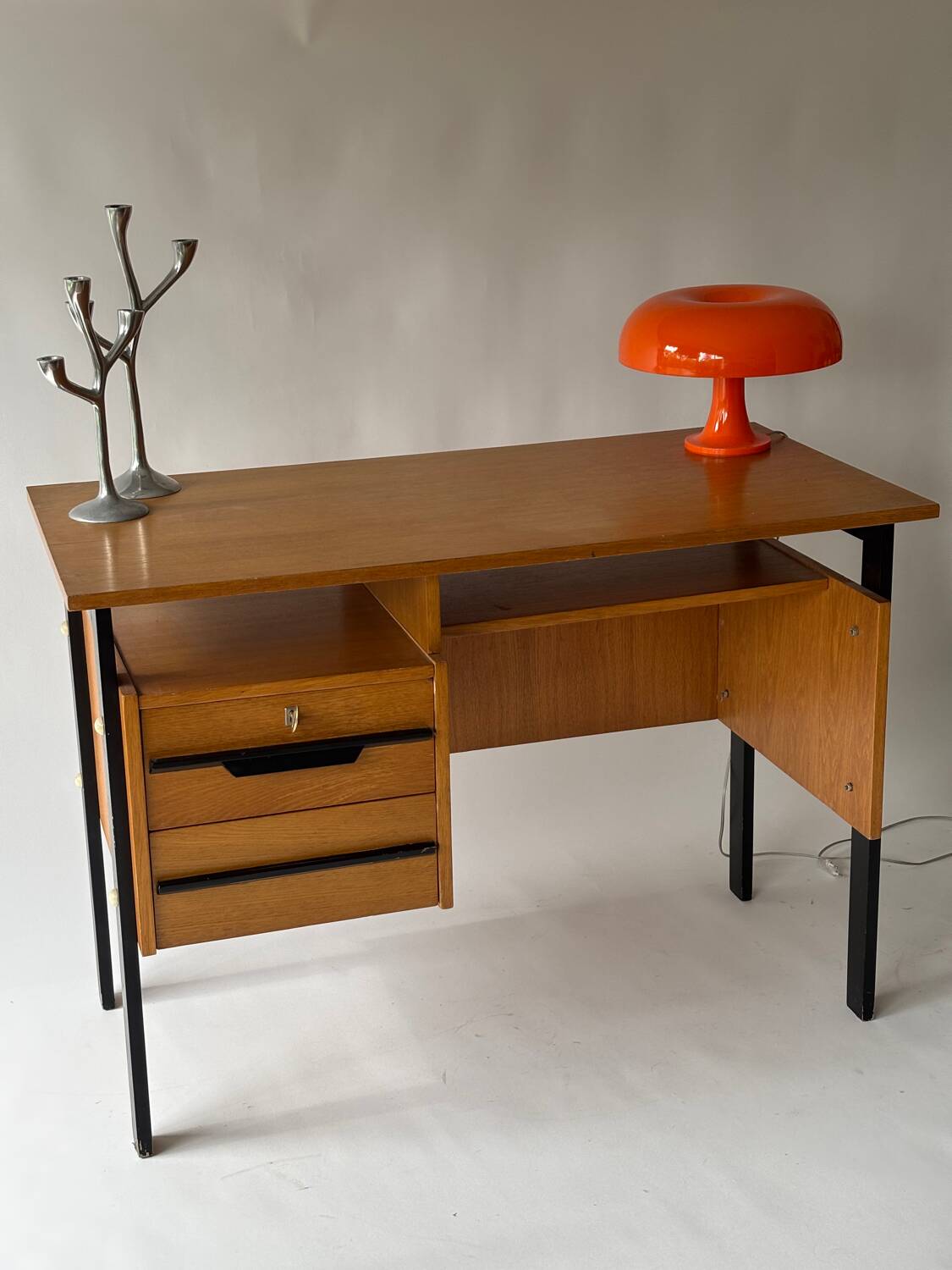 Modernist oak desk, 1960s