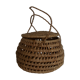 Panier boule osier tressé
