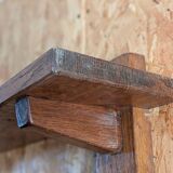 Oak wall shelf