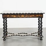 Antique 19th-Century Dutch Marquetry Table