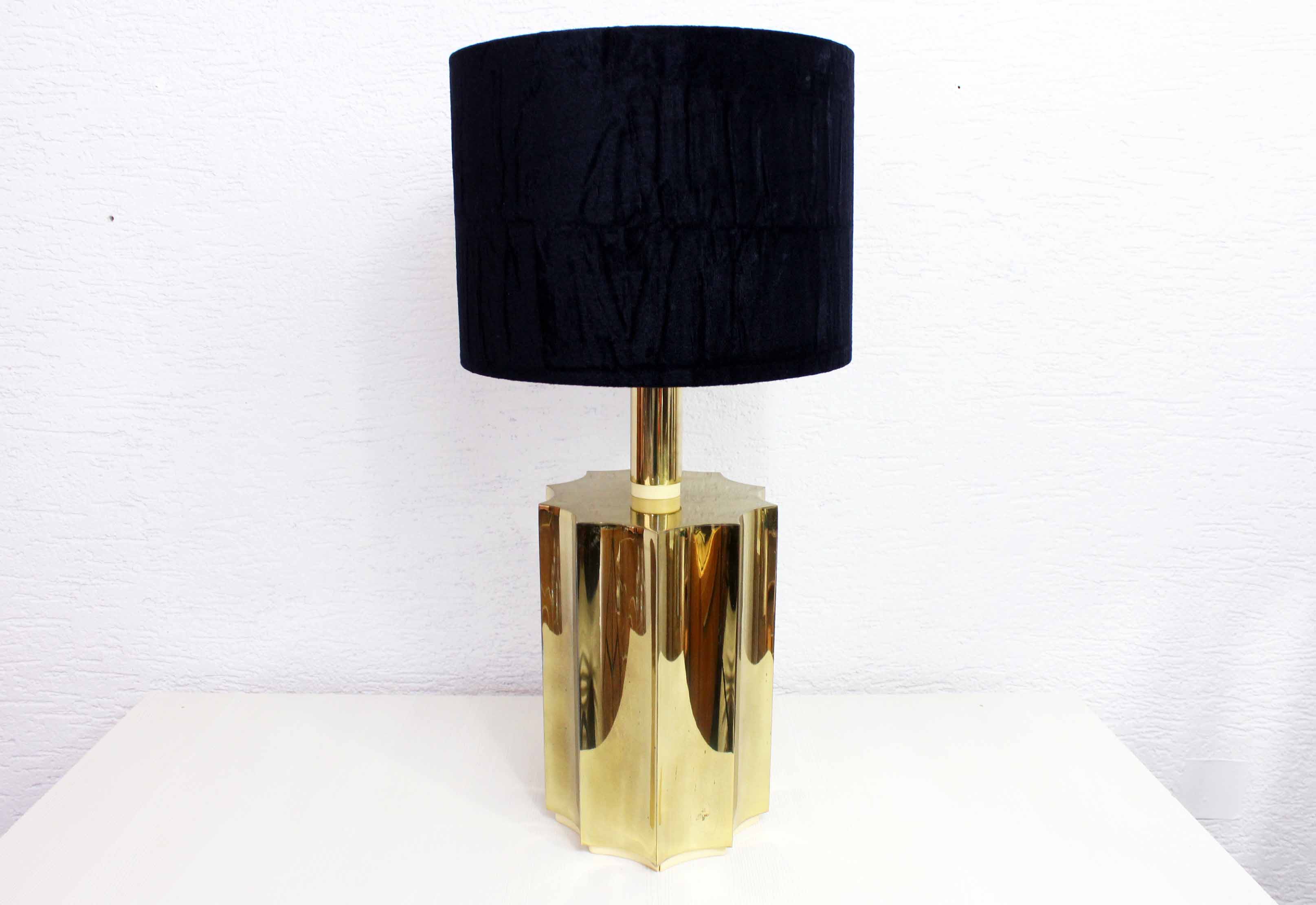 Lampe de table italienne en laiton