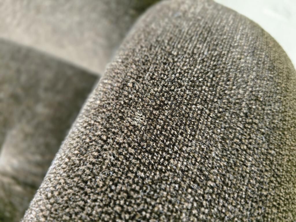 Vintage brown brutalist sofa