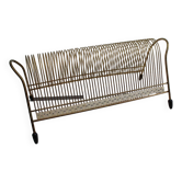 Gold metal vinyl holder