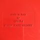 Vintage red paper bin MAKIO HASUIKE Gedy Italy