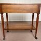 Wooden TV cabinet on casters