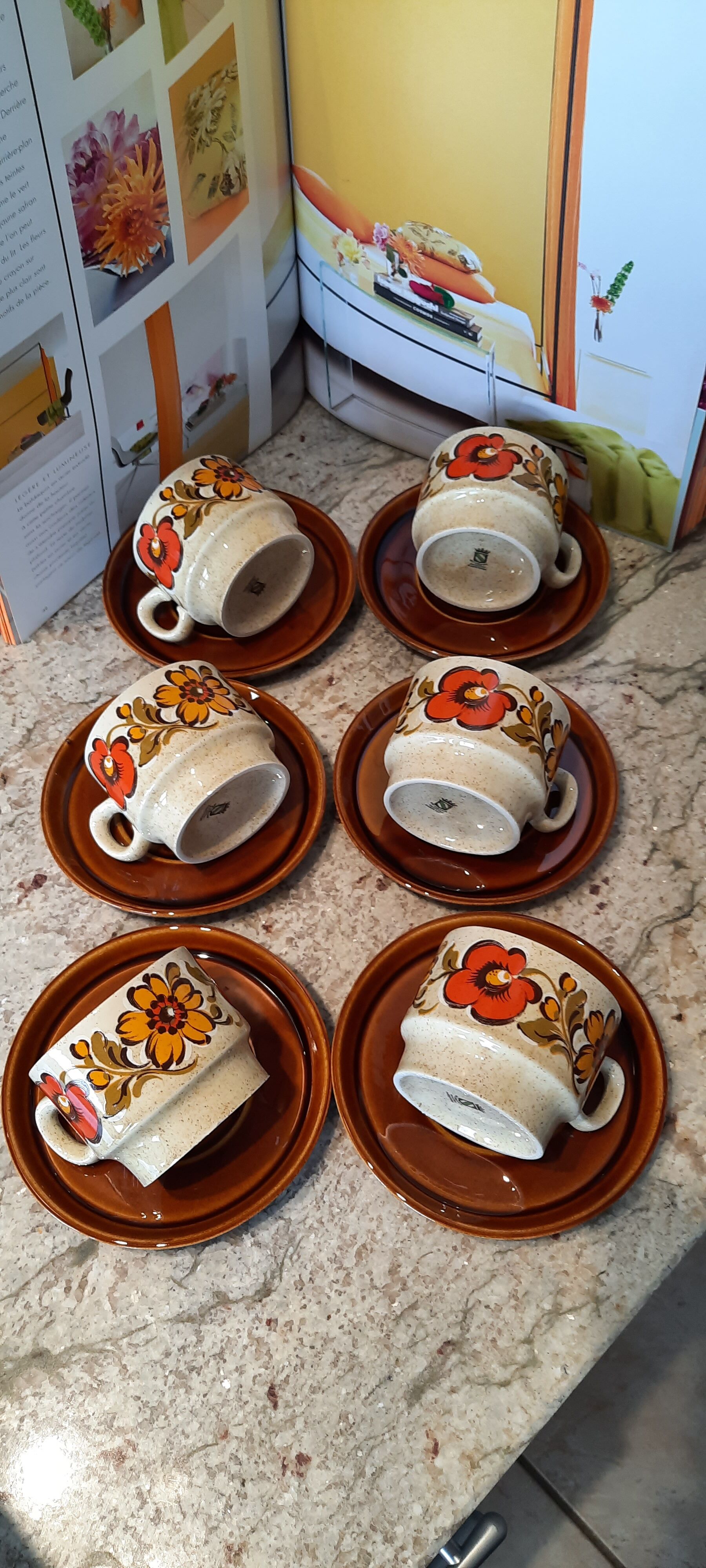 Weidmann porcelain coffee set 70s