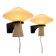 Pair original Le Klint 204 “Mushroom” lamps, designed by Vilhelm Wohlert
