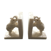 Pair of elephant bookends