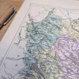 Map of Seine and Oise, printed in 1883.