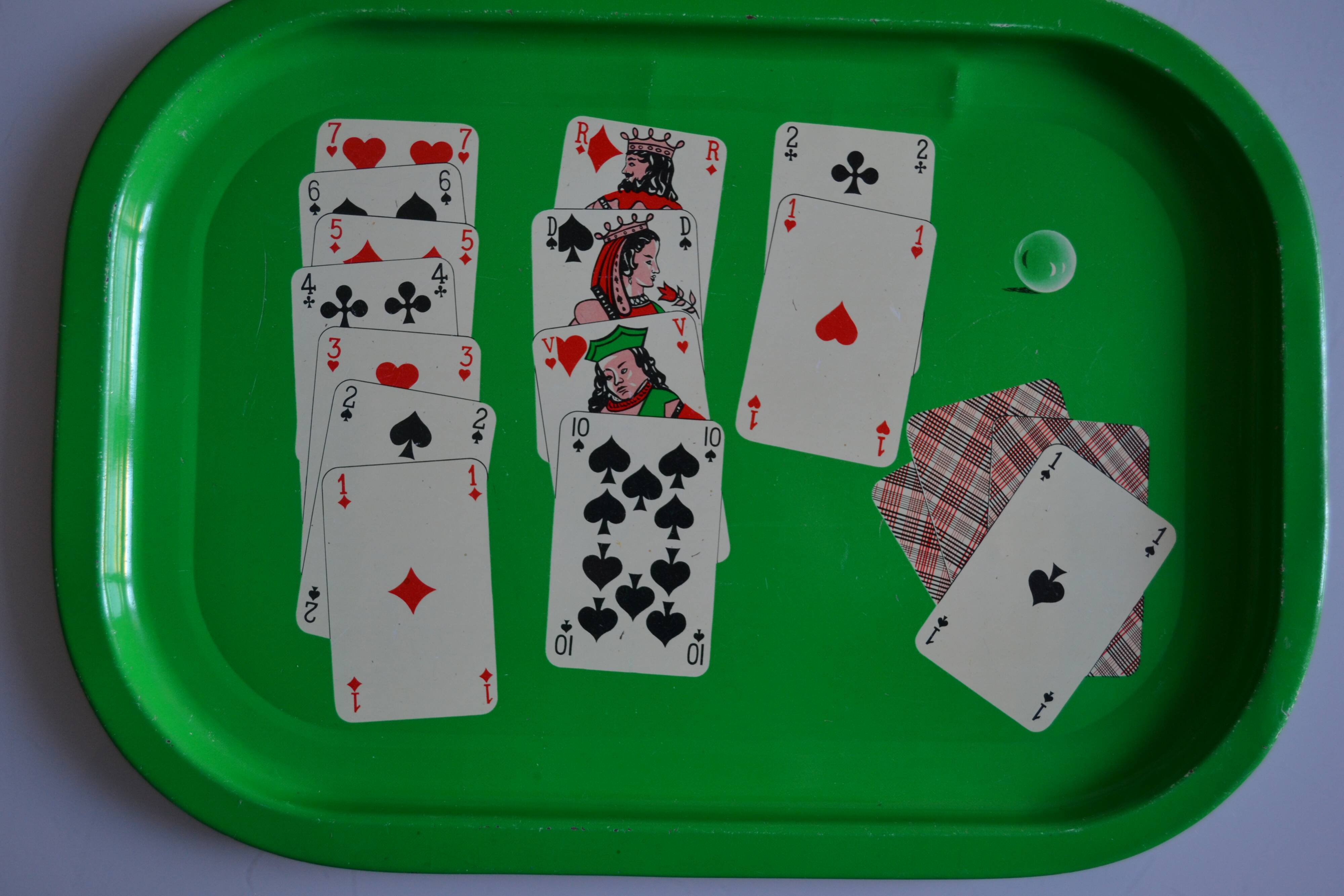 60s board décor card game