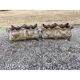 Pair of cast iron planters from 1900 in Rococo style, Charleville - Mézières