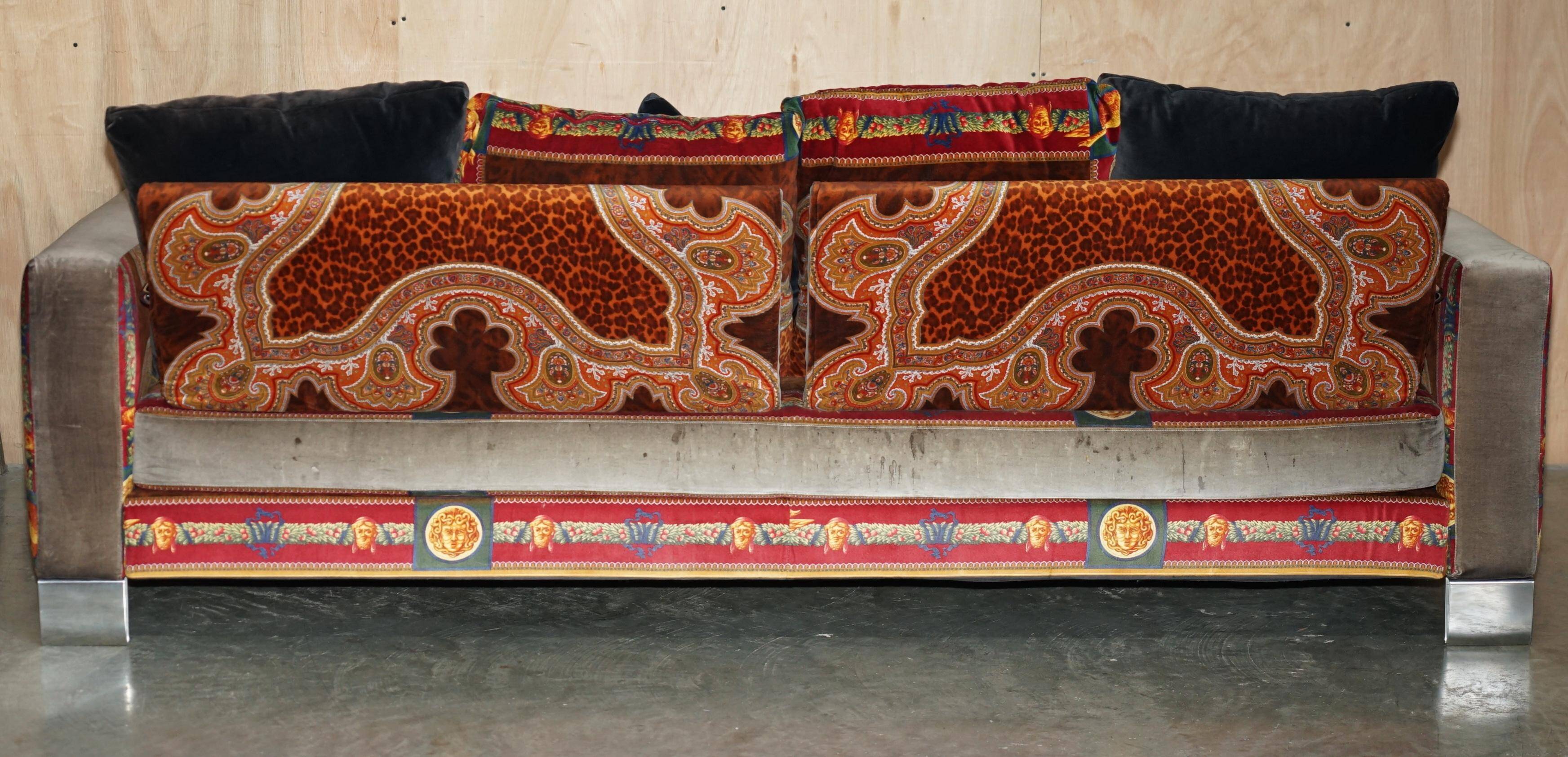 Adjustable canapé Versace 2003 by Ilian Rachov, Art Deco style