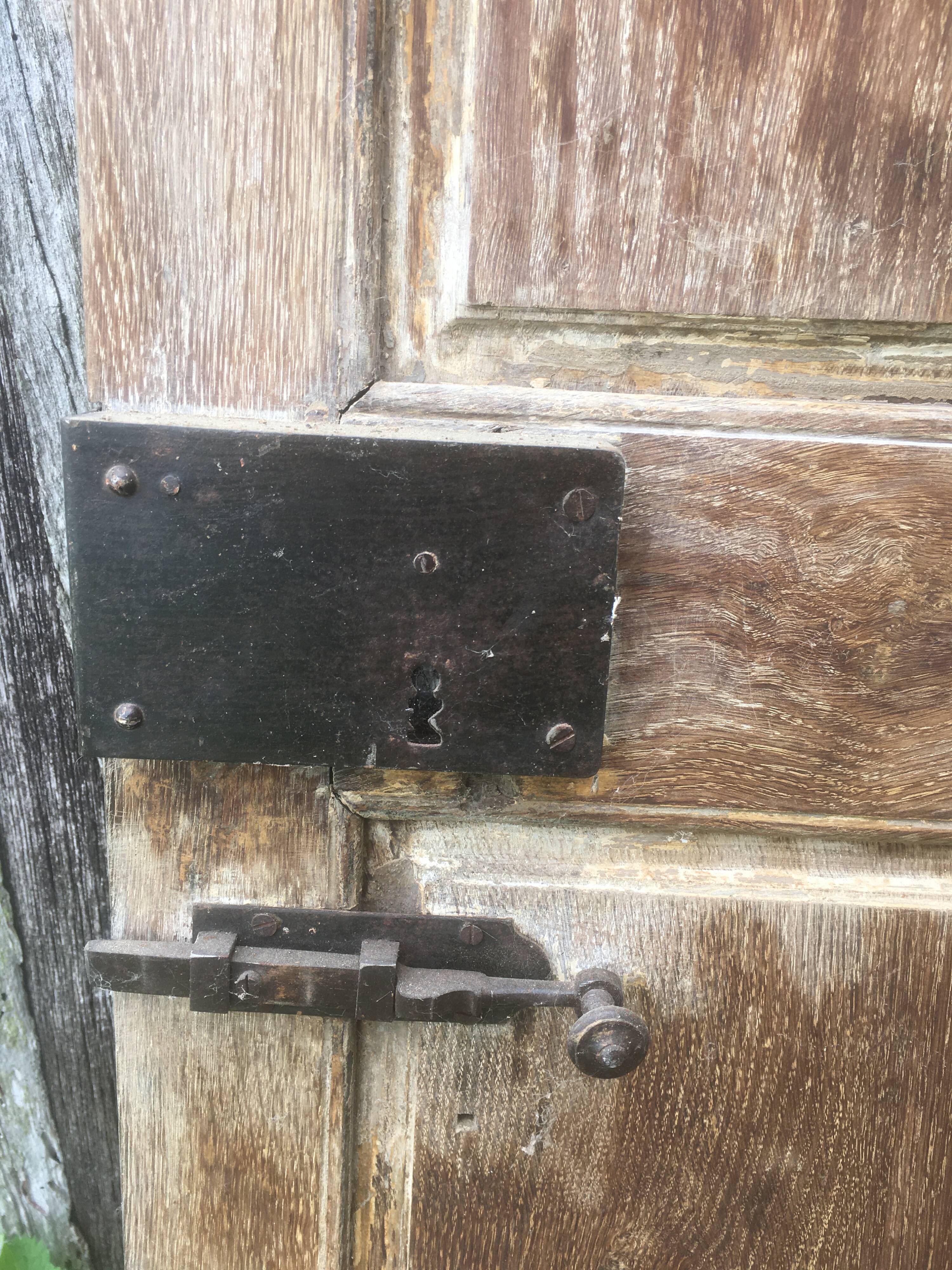 Old oak door from Burgundy