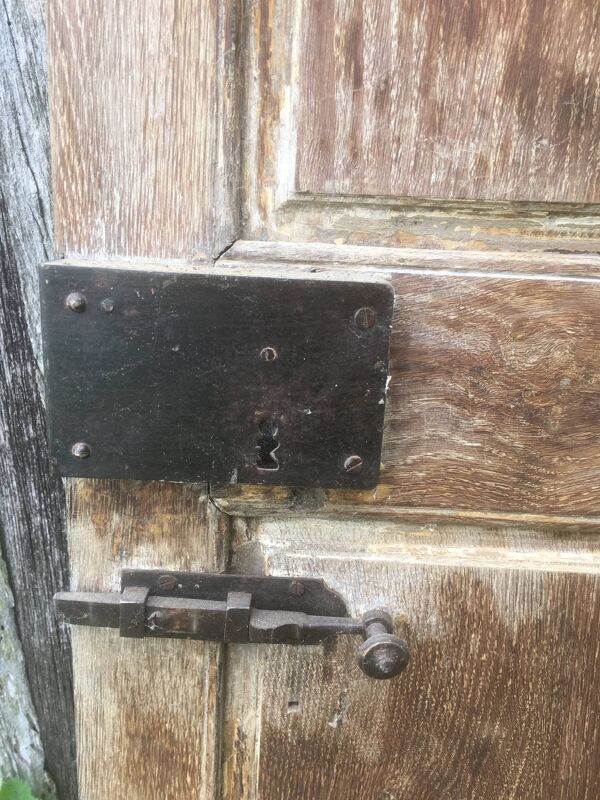 Porte en chêne ancienne de bourgogne