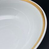 Salad bowl Limoges gold border