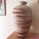 Large contemporary vase in iridescent ceramic