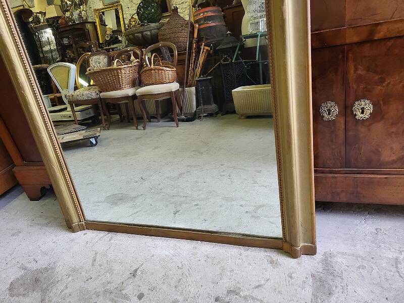 Antique louis philippe pedal mirror from the 19th century