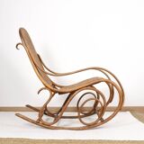 Rocking chair, curved wood