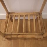 Rattan side table