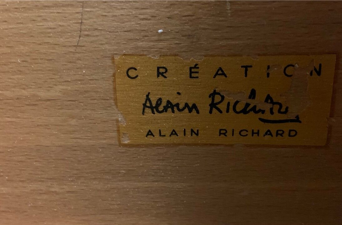 Furniture chest of drawers by Alain Richard 1950