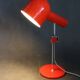 Lampe de bureau rouge Josef Hurka des années 1960 pour Napako, Tchécoslovaquie