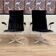 Set of 2 metal and bakelite armchairs design 1960.