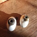 Porcelain door knob handles