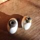 Porcelain door knob handles