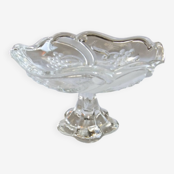 Compote fruit bowl centerpiece glass