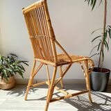 Vintage rattan chair 1970
