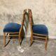 Paire de chaises barrettes Napoléon III