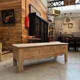 Banc Coffre en chêne massif Fin XIXème