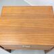 A pair of Scandinavian minimalist teak nightstand tables , 1960s