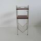 Magazine holder, metal and wood 50s 60s