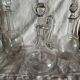 Antique St. Louis crystal carafes